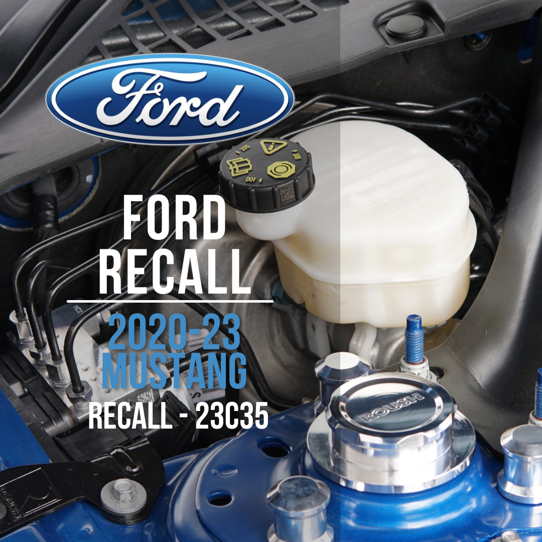2020-2023 Ford Mustang Brake Fluid Safety Recall