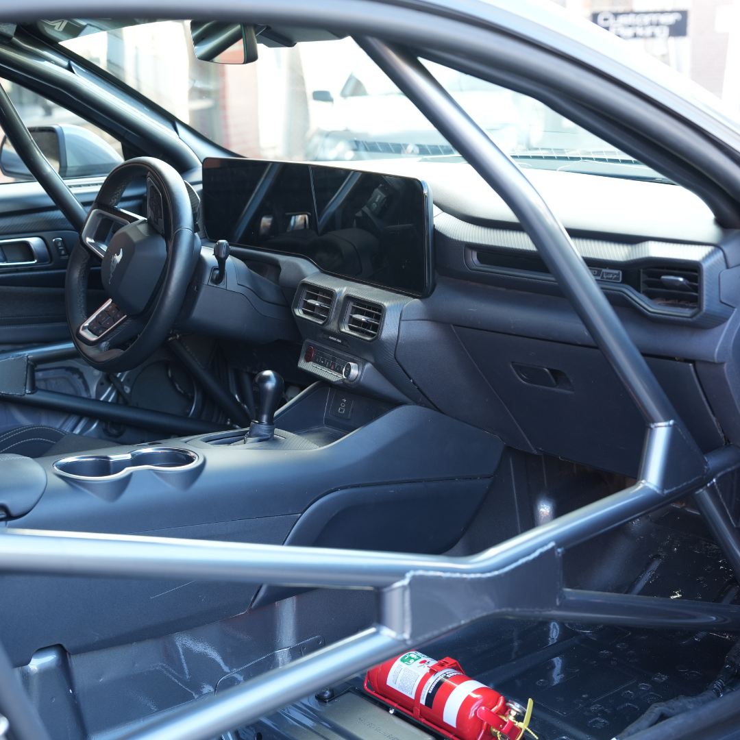 S550-S650 Mustang National Circuit Roll Cage - Installed & Painted