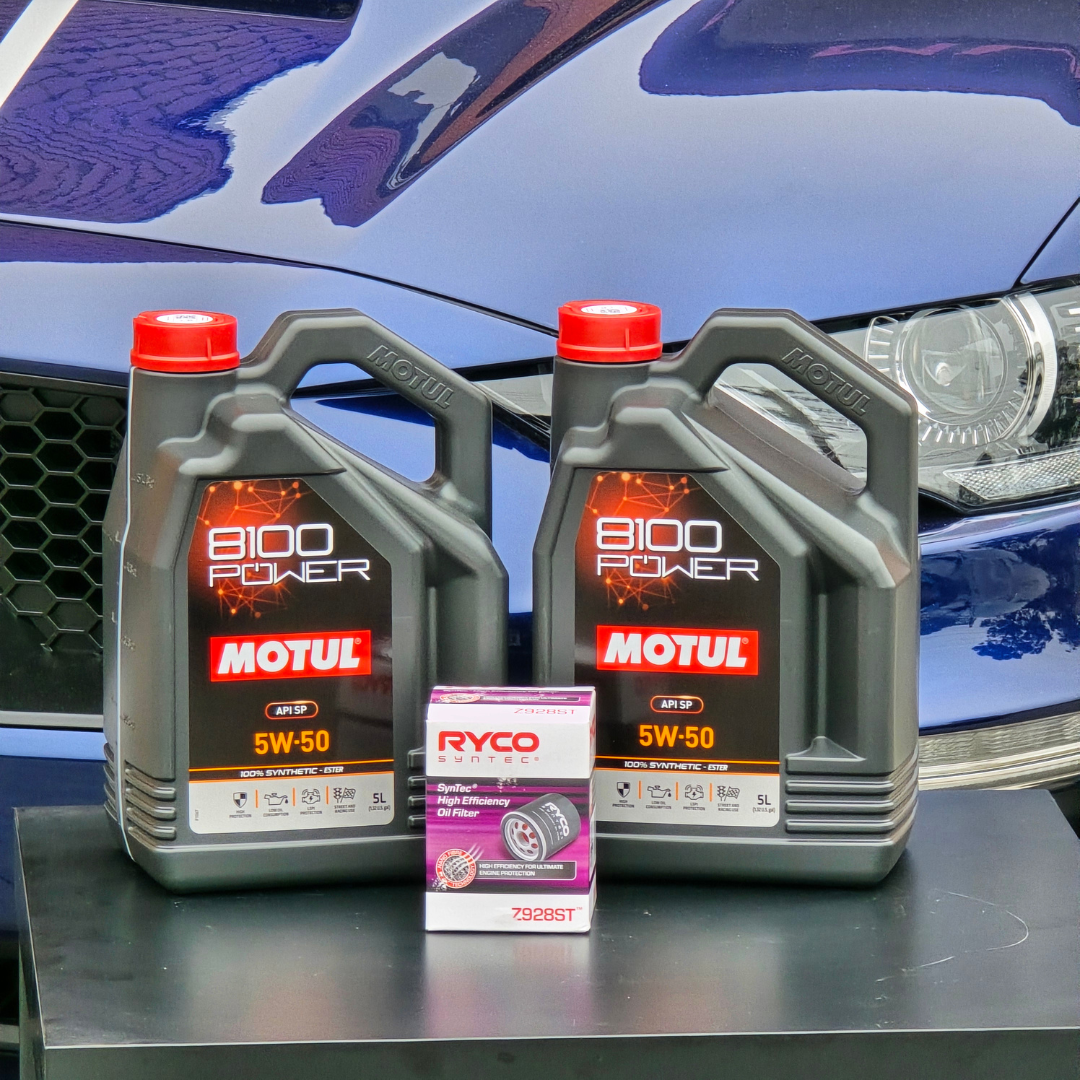 Motul 2018-24+ 8100 Power 5w50 Oil and Oil filter Service Kit (Supercharged)