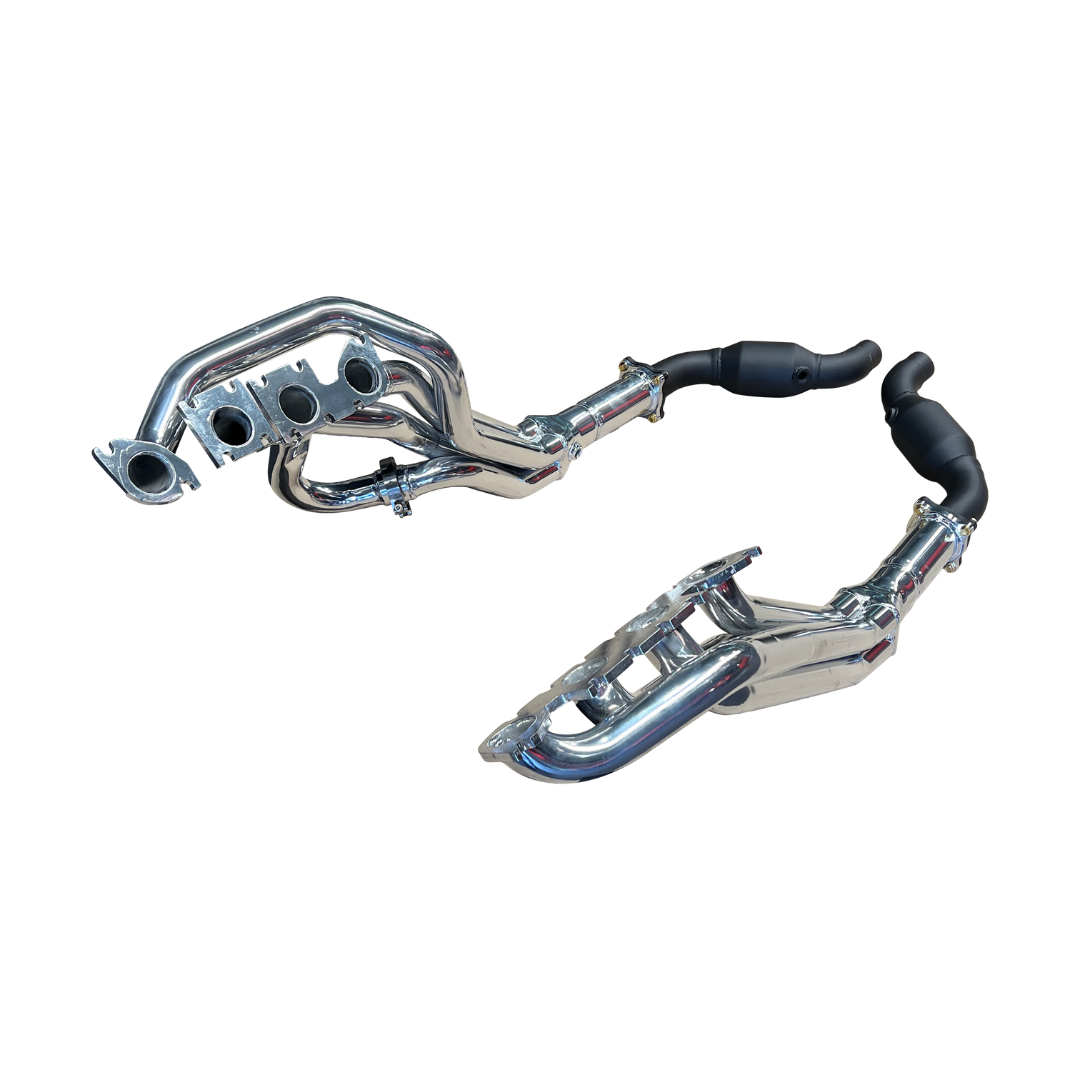 Manta 2015-25 5.0L V8 Ceramic Coated headers and cats 1 7/8" Primary - 3" Out