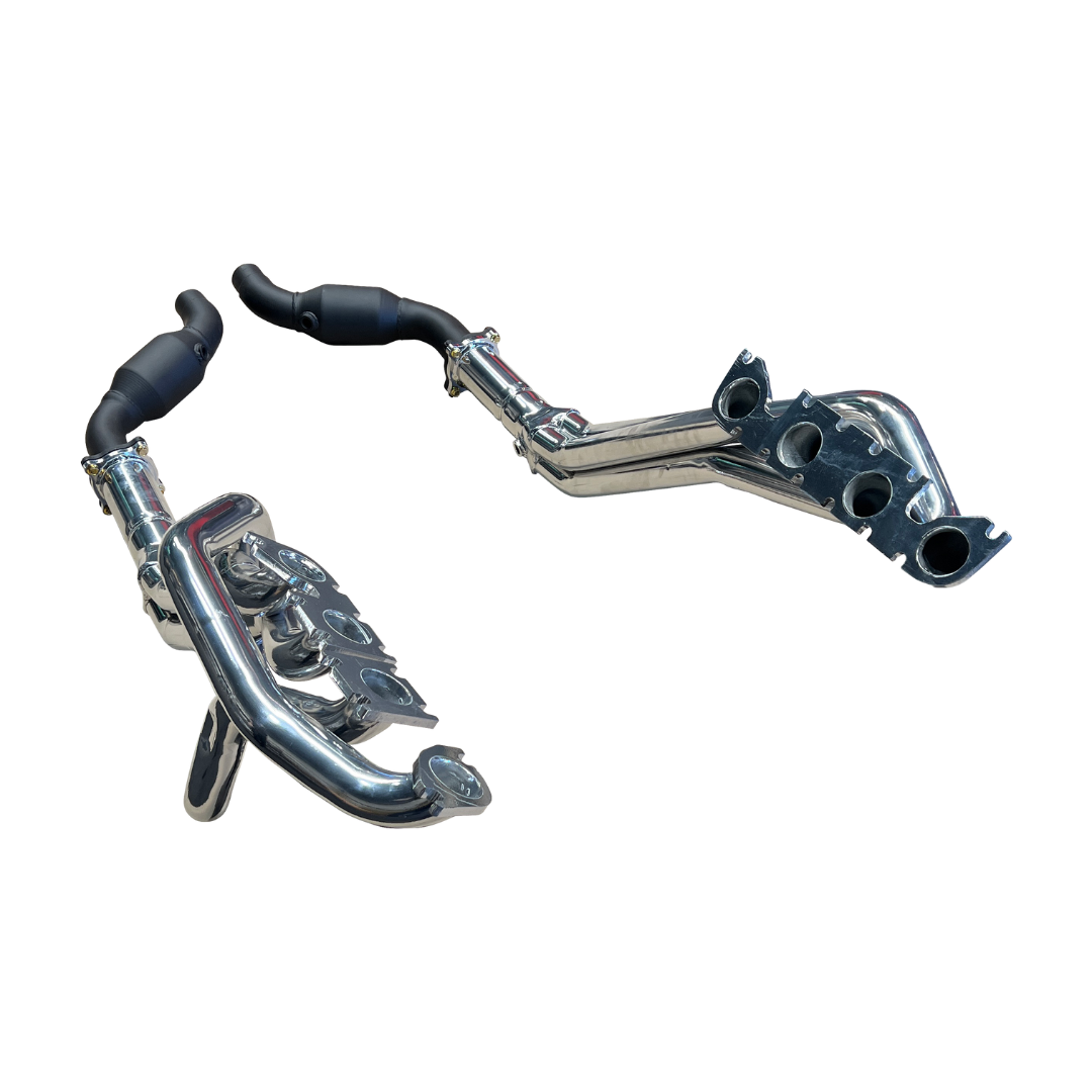 Manta 2015-25 5.0L V8 Ceramic Coated headers and cats 1 7/8" Primary - 3" Out