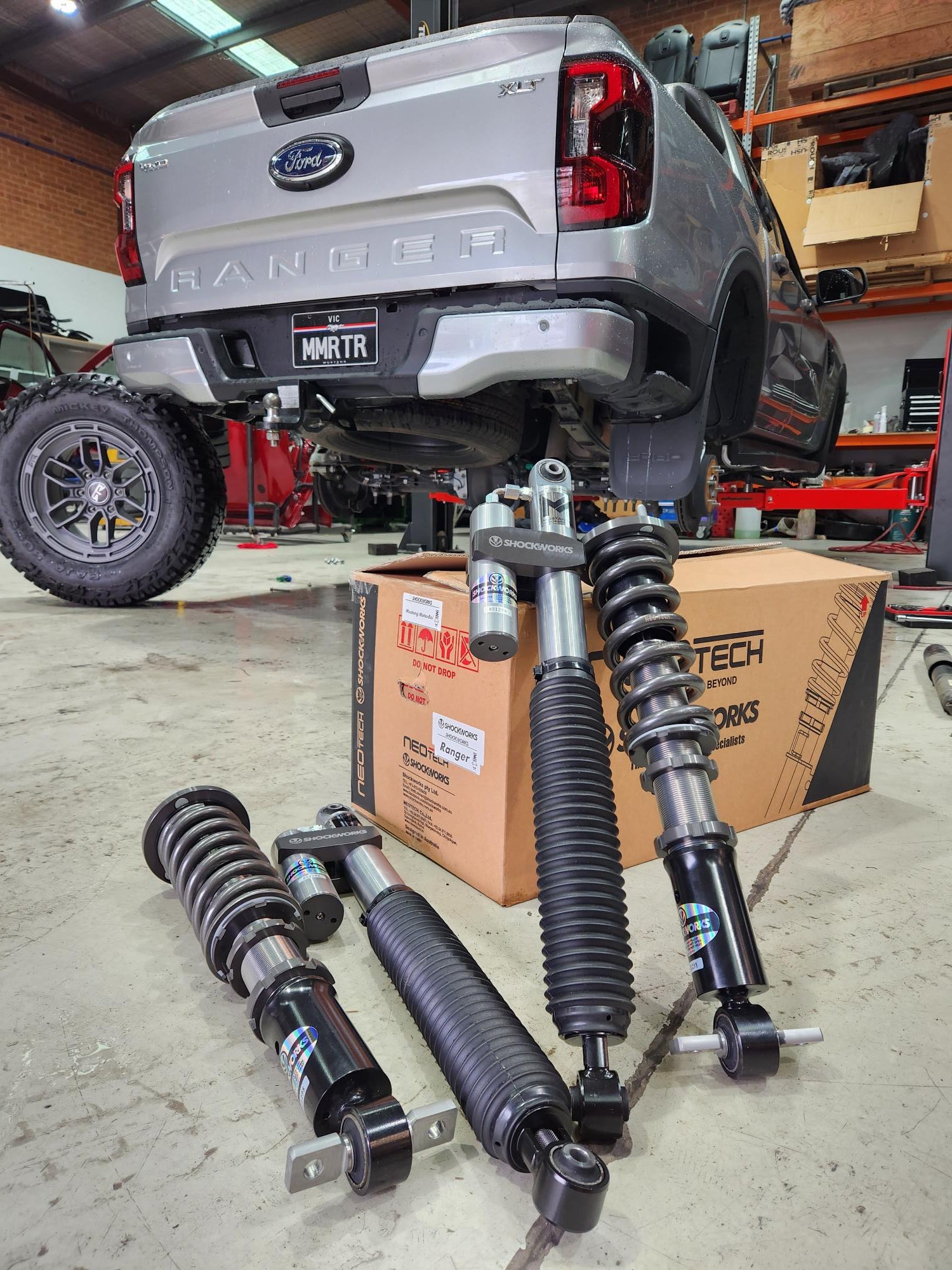 Shockworks 2022+ Next Gen Ranger/Amarok Adjustable Performance Coilovers (Street Low Kit)