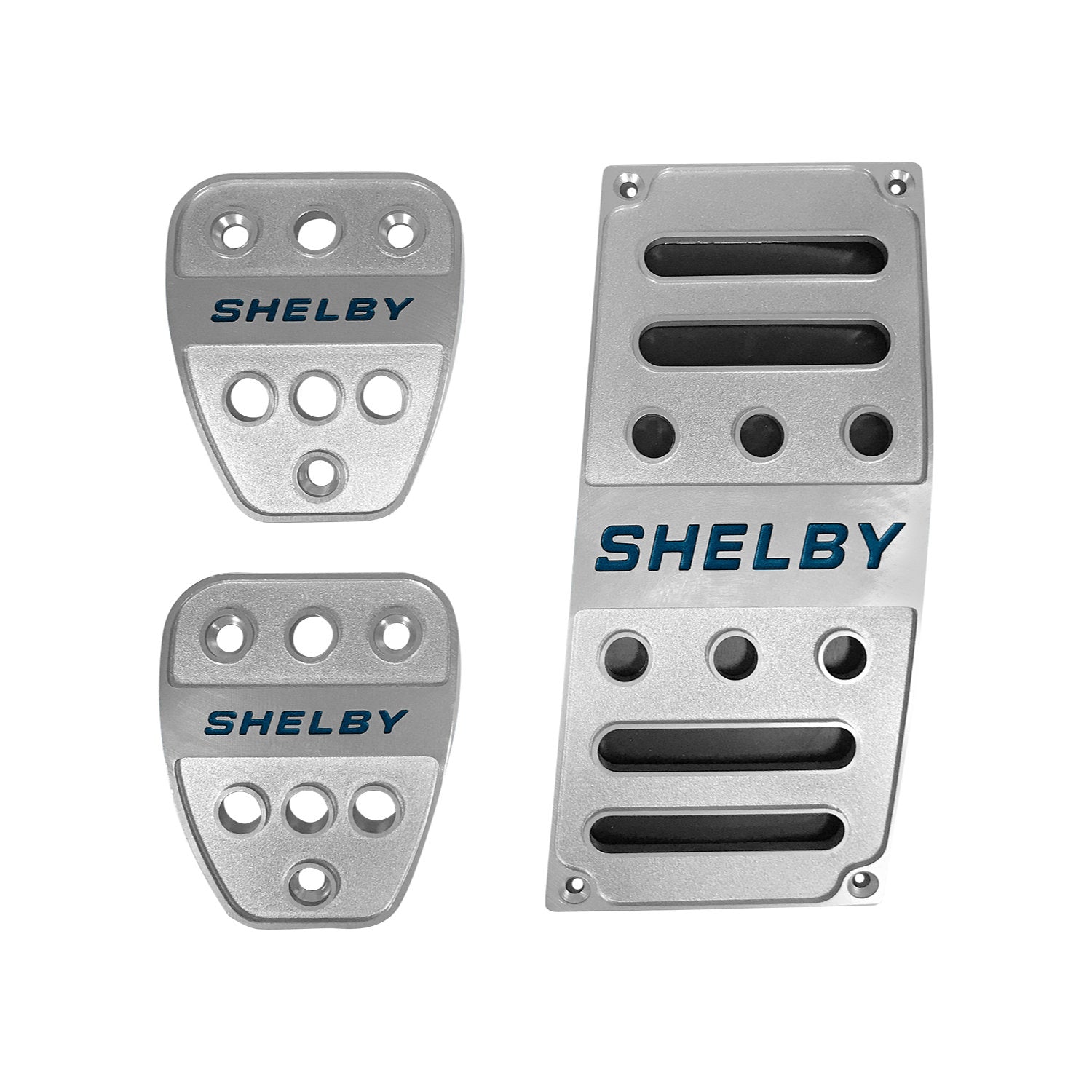 Shelby 2015-23 Billet Pedal Covers Set - Manual