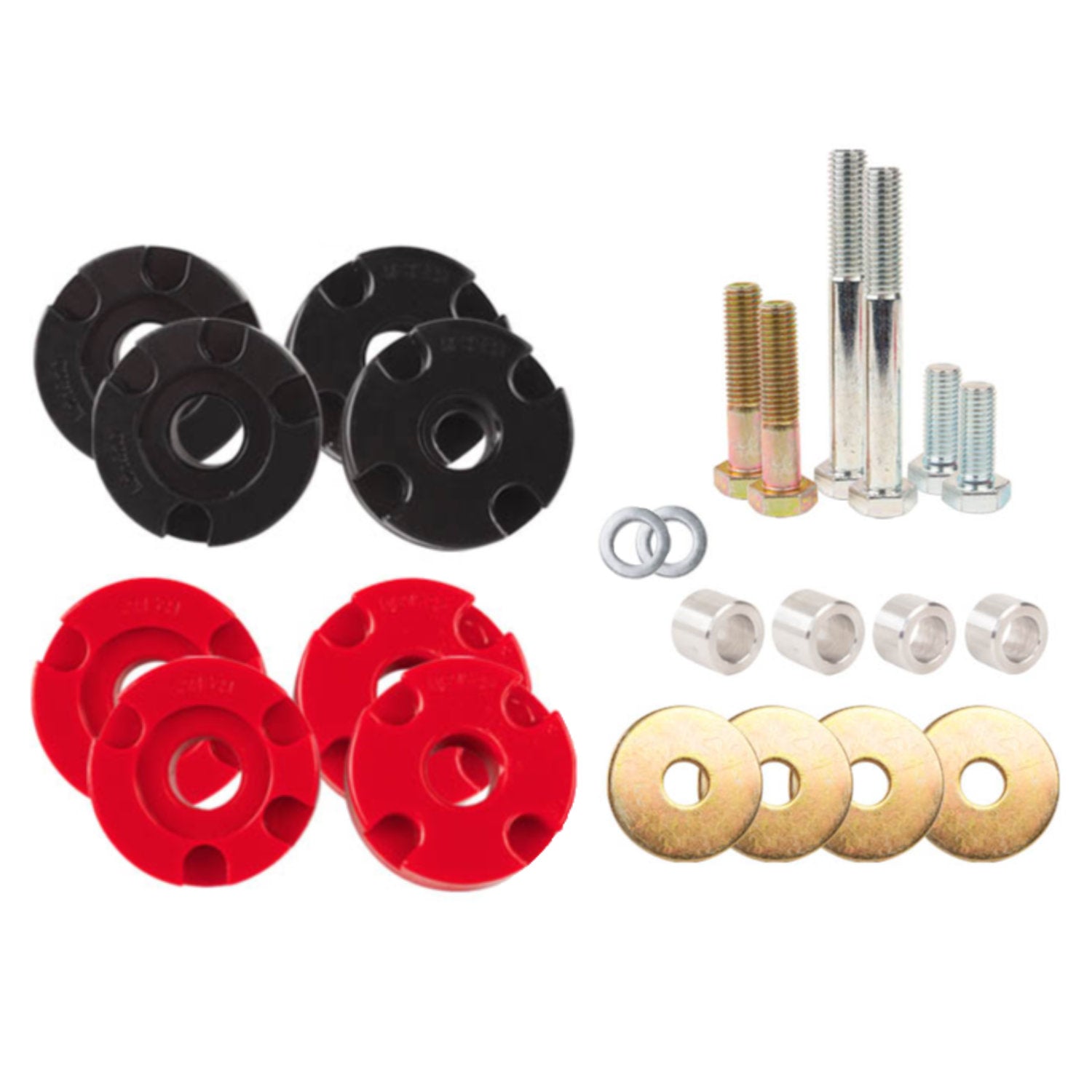 Steeda 2015-24 5.0L V8 Adjustable Urethane Differential Bushing Insert System - with Bolts