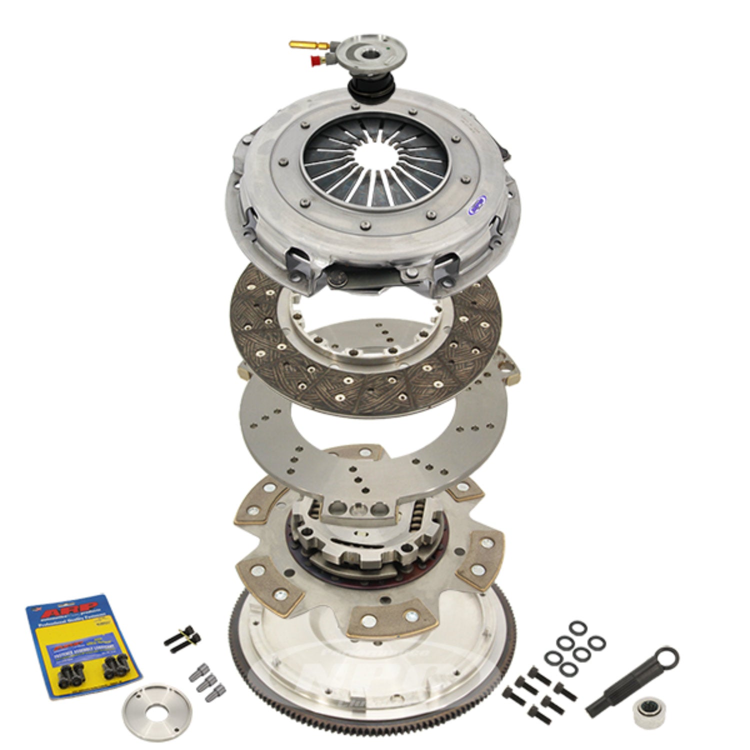 NPC Performance Clutches 2015-17 Dual Friction Twin Plate Clutch and Flywheel Package