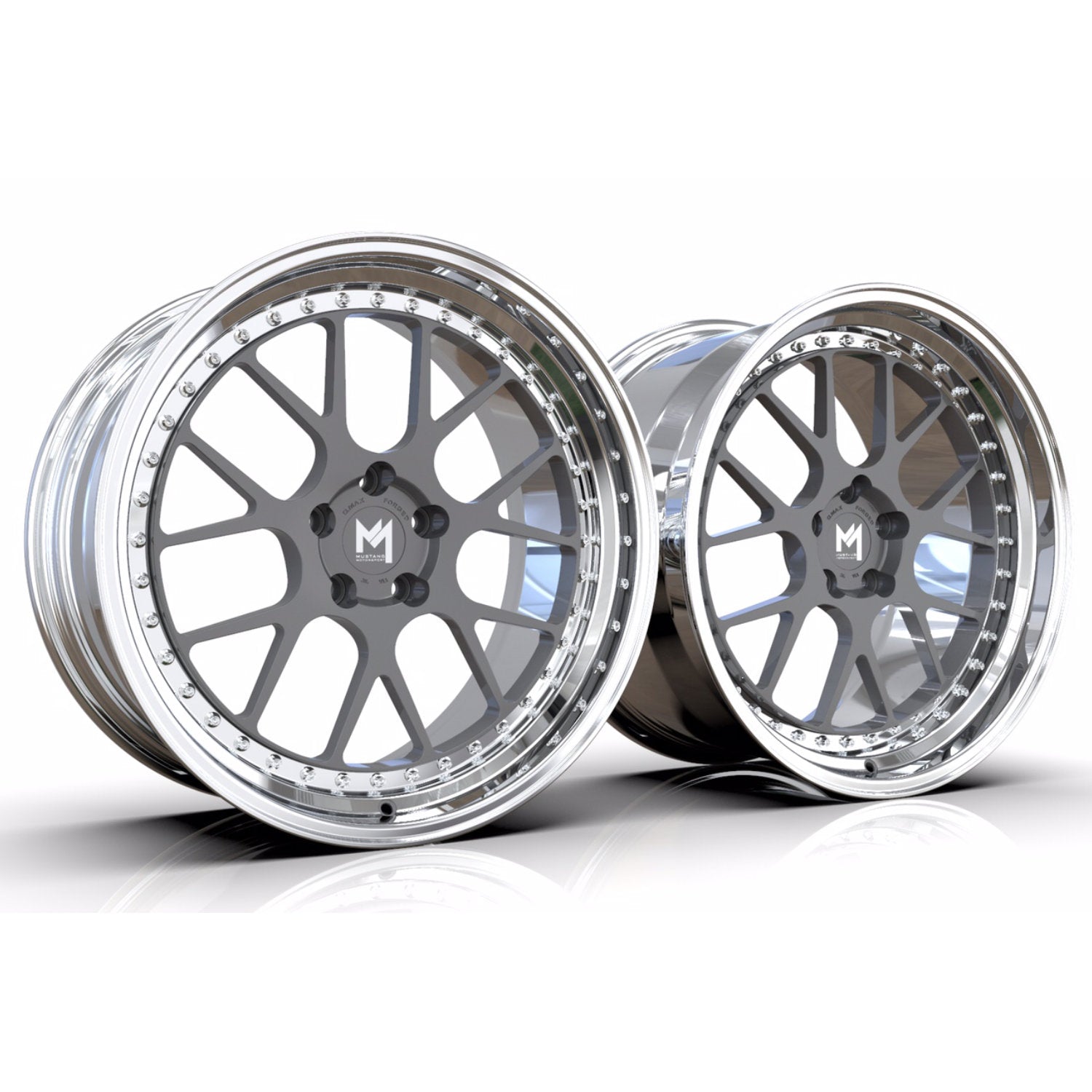 MMS 2015-24 Forged 2 Piece Mesh Wheel Set