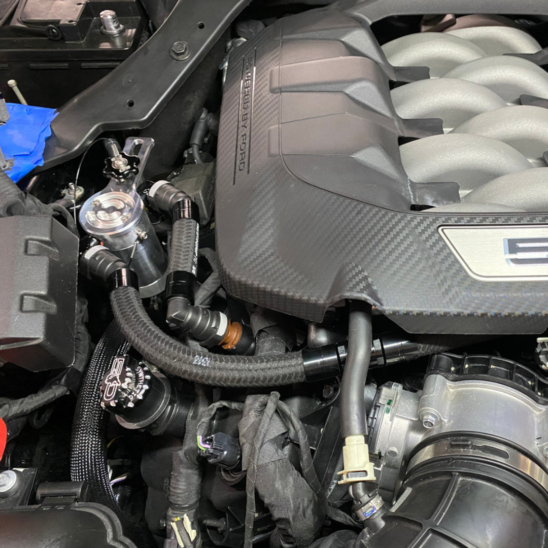 UPR 2024+ Mustang GT SC Oil Catch Can Separator With Clean Side Catch Can