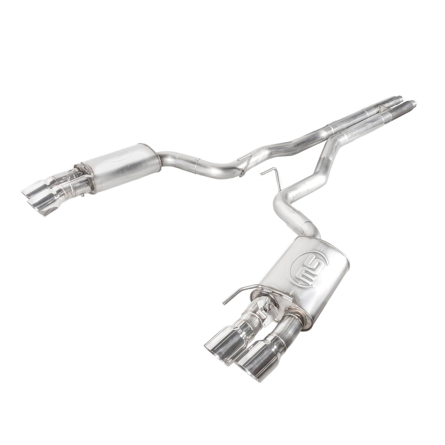 Stainless Works 2018-23 5.0L V8 Catback Active Exhaust with H-Pipe