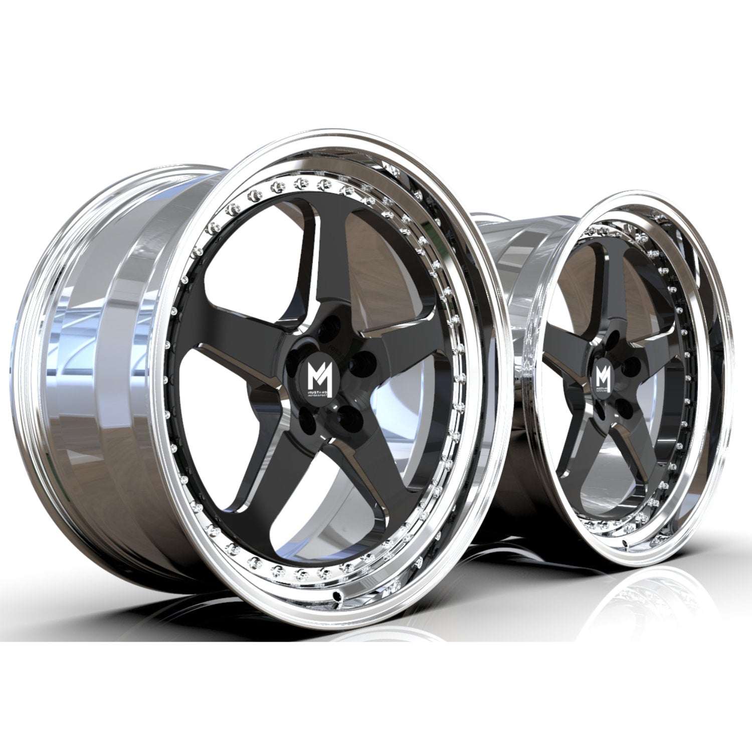 MMS 2015-24 Forged 2 Piece 5 Star Wheel Set