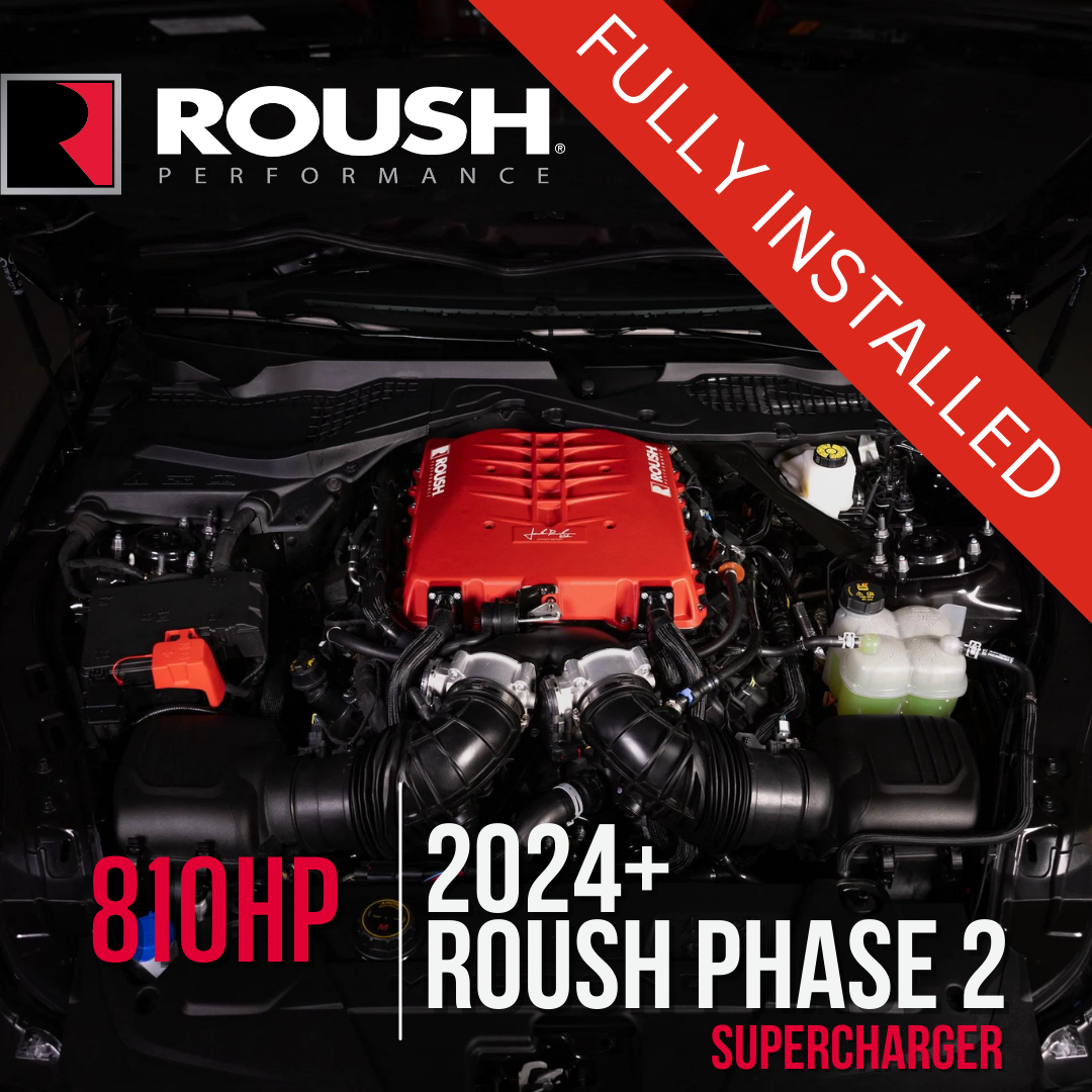 2024 Roush Mustang Phase 2 Supercharger 810 HP (Installed)