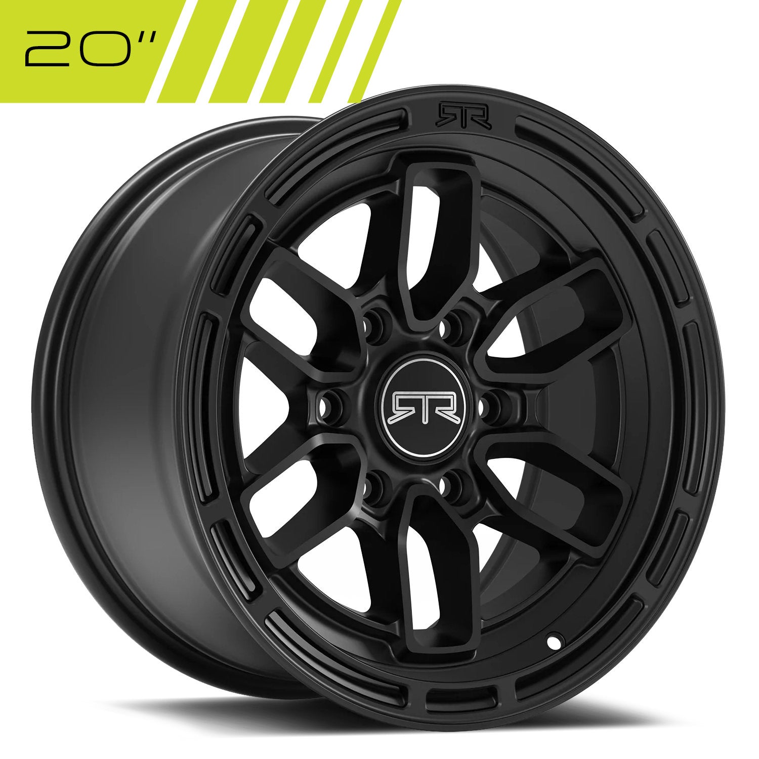 RTR F-150 Evo 6 Satin Black Wheel Set