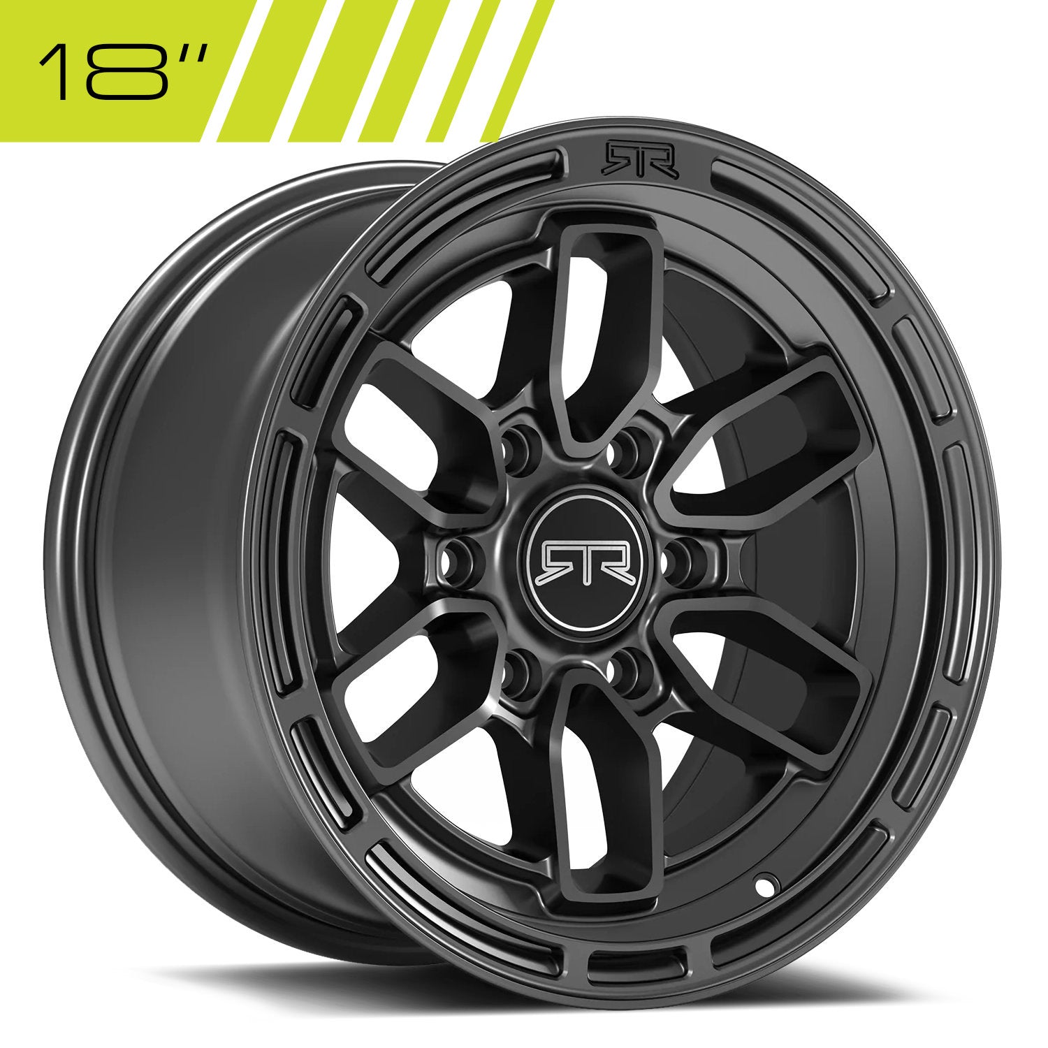 RTR F-150 Evo 6 Satin Charcoal Wheel Set