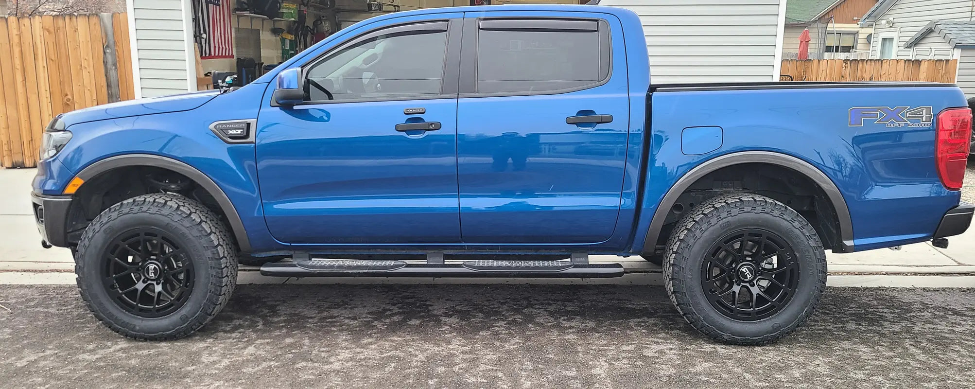 RTR Ranger Tech 6 Wheel Set Satin Black