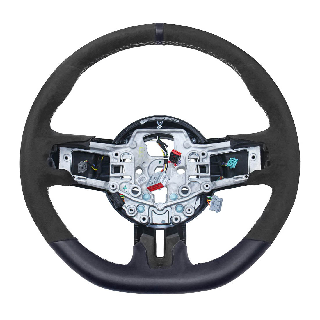 Genuine 2015-17 GT350 Steering Wheel - Silver Stitching