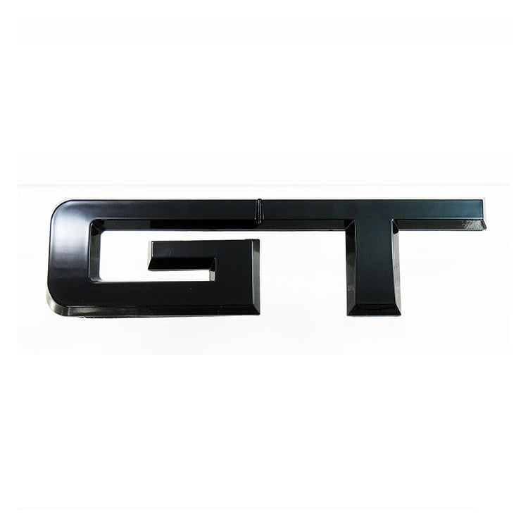 Genuine 2015-23 'GT' Black Rear Decklid Trim Badge - Gloss
