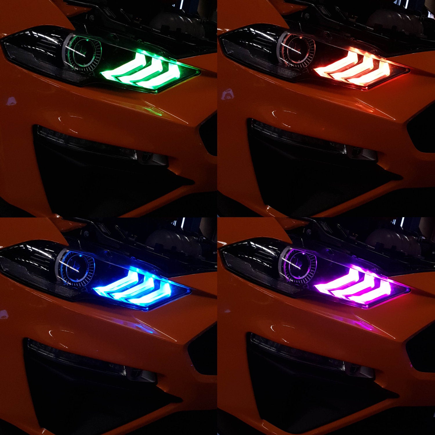 Diode Dynamics 2018-23 Multicolour Tribars Headlight RGBWA LEDs