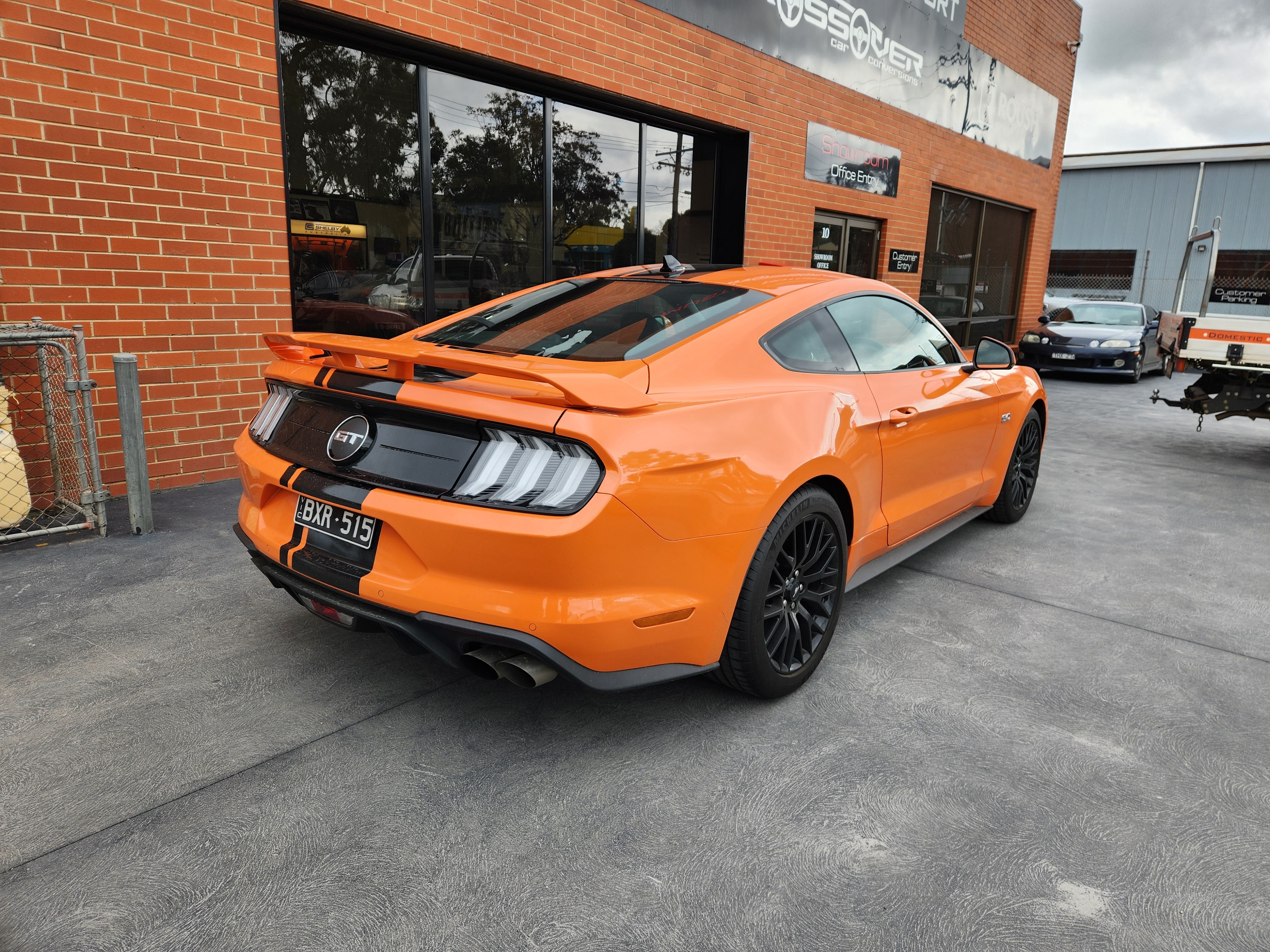 OEM 2015-23 GT Performance Pack Rear Spoiler - Twister Orange