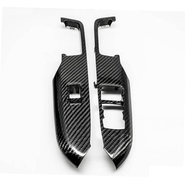 TruFiber 2015-25 Mustang Carbon Fibre Window Switches Panels (RHD)