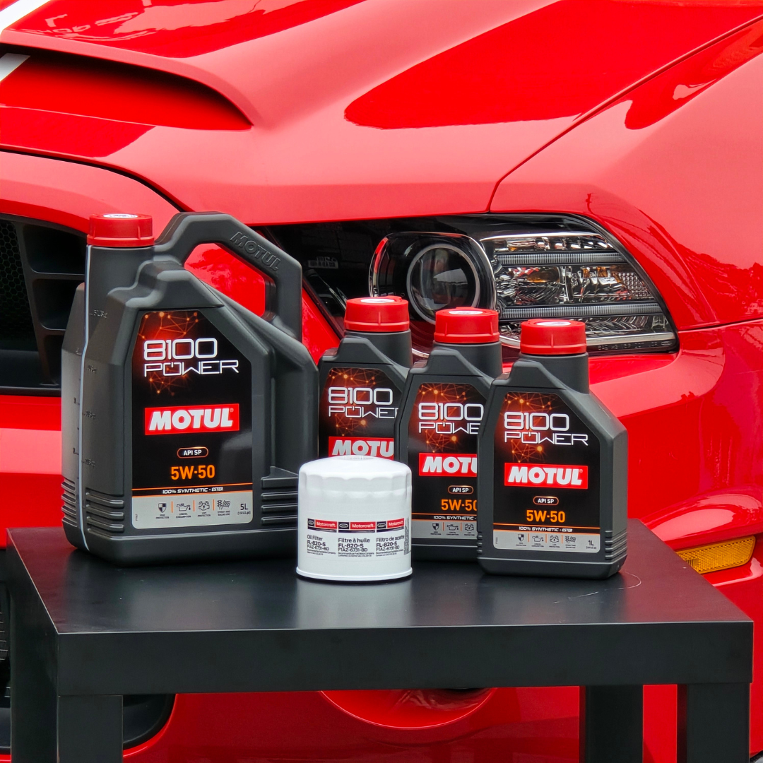 Motul 2007-14 8100 Power 5w50 Oil and Oil filter Service Kit (Supercharged)
