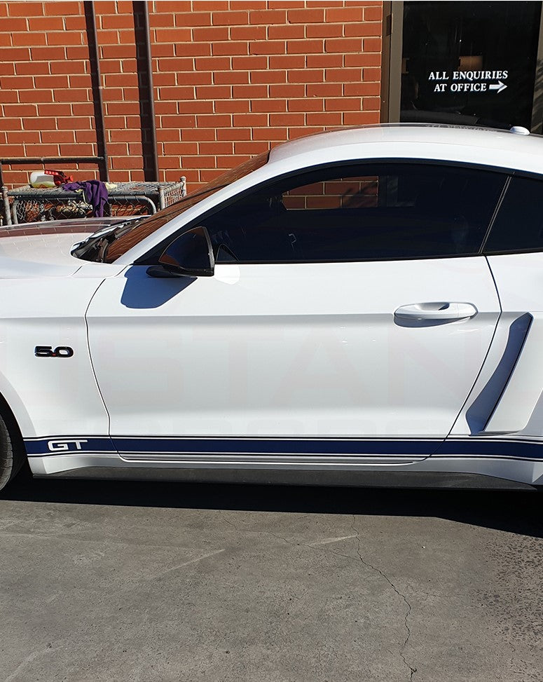 Mustang Motorsport Shelby Super Snake Style Stripe Kit - Fitted