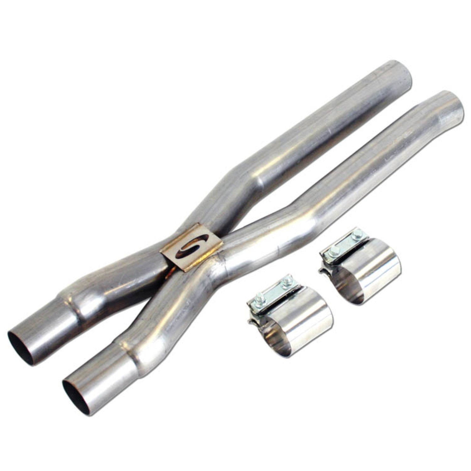 Steeda X-Pipe 2015-26 S550 Mustang GT 5.0L Coyote 304 Stainless Resonator Delete