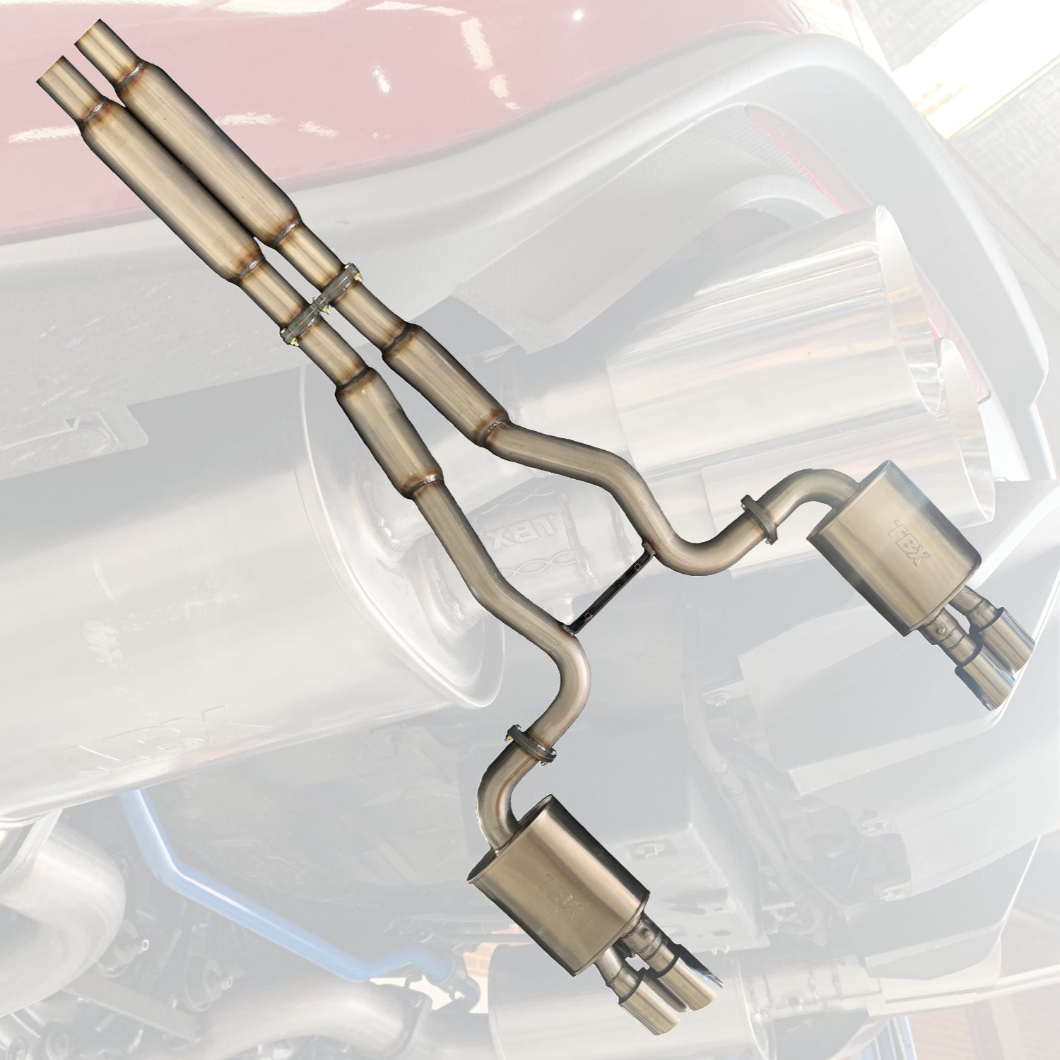 Hurricane 2018-23 5.0L V8 3" Catback Exhaust System