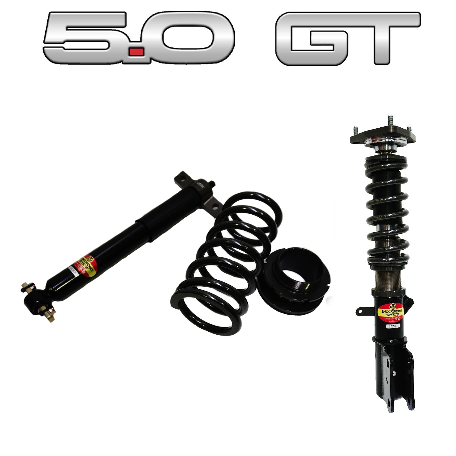 Shockworks 2015-24 Mustang GT Adjustable Performance Coilover Suspension System