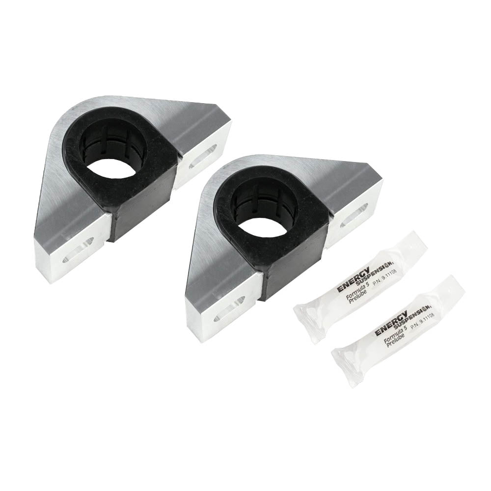 Steeda 2015-24 Rear Billet Sway Bar Mounts - Poly Bushings