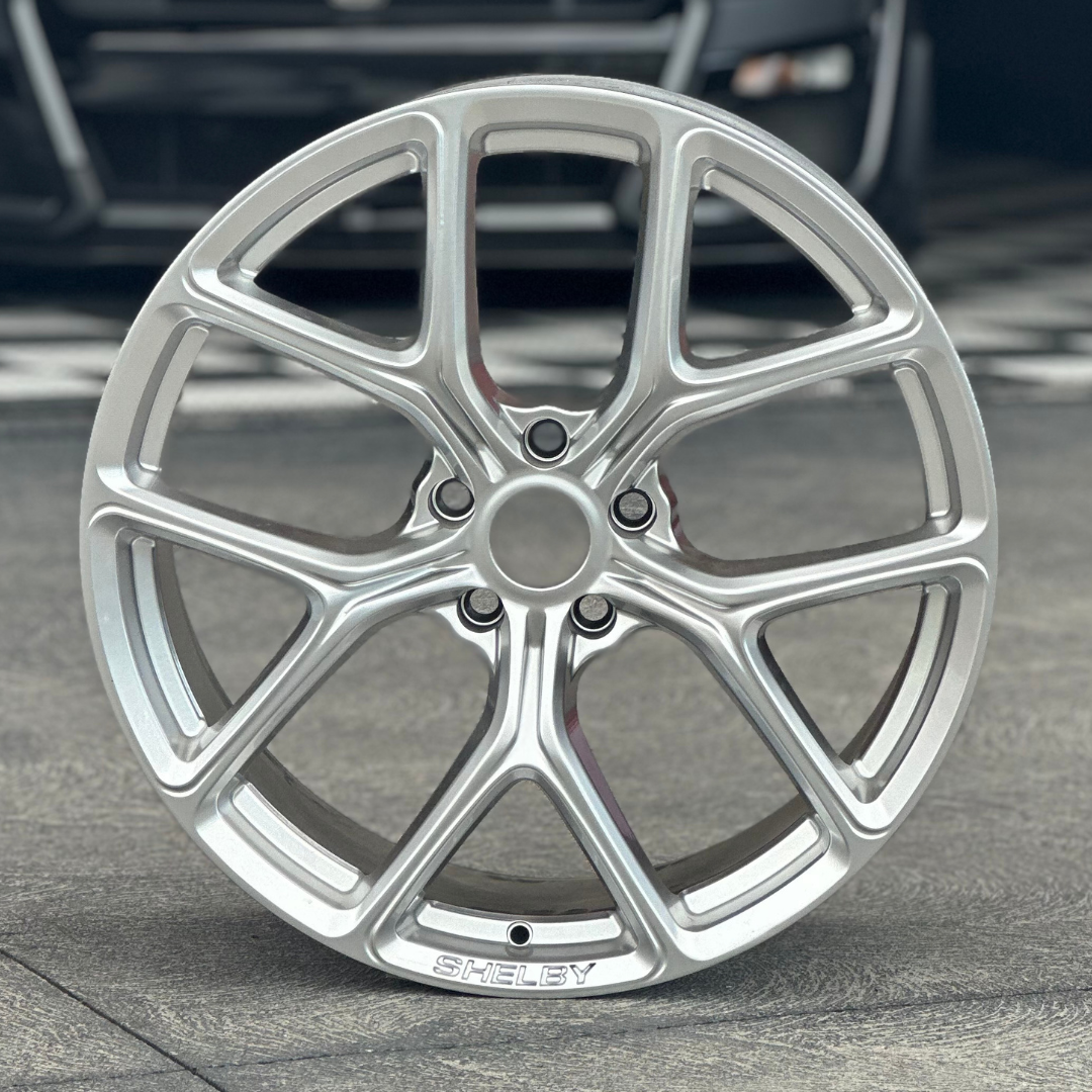 Shelby 2015-24 CS3 Chrome Powder Wheel Set