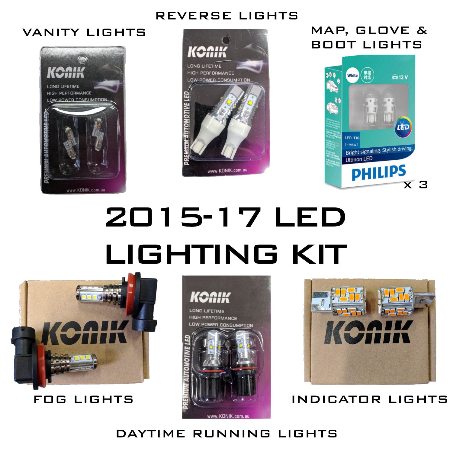 Mustang Motorsport 2015-17 LED Upgrade Kit