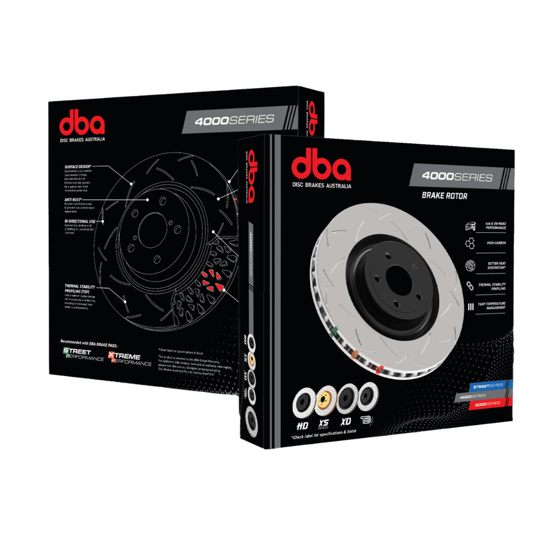 DBA 24+ 4000 Series T3 Rear Slotted Rotor Pair