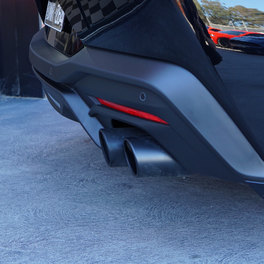 Mustang GT 2018-23 Black Quad Exhaust Tips