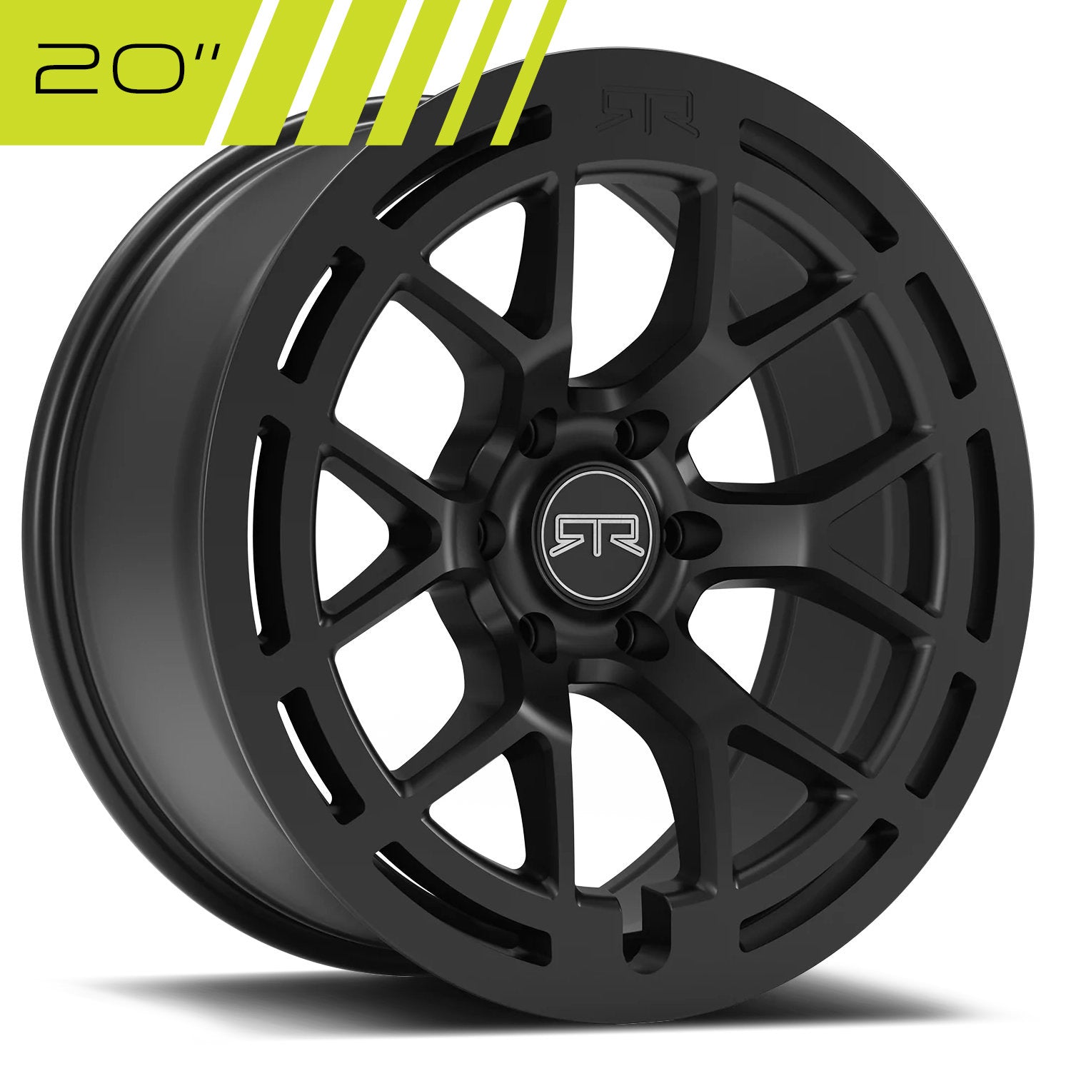 RTR Ranger Tech 6 Satin Black Wheel Set