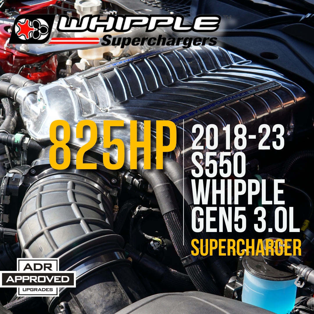 Whipple 2018-23 Stage 2 GEN-5 Supercharger 10-RIB KIT