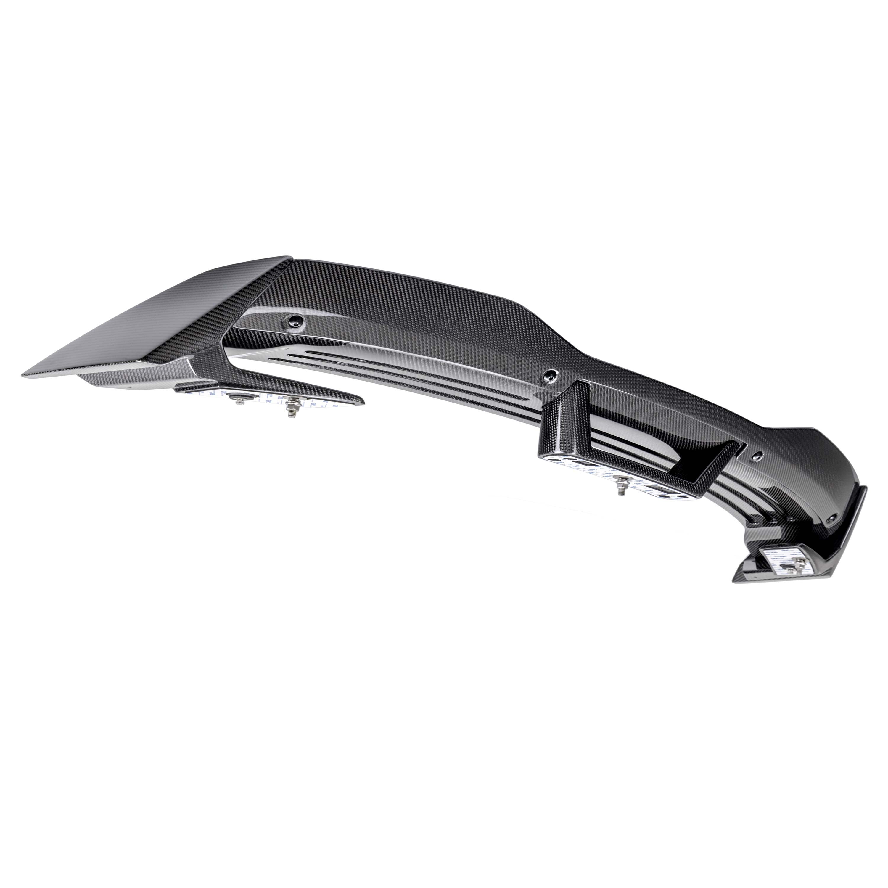 2024+ S650 Dark Horse Style Spoiler With Gurney Flap Carbon Fibre