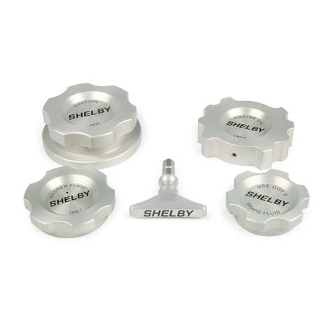 Shelby 2015-17 5.0L V8 Billet Engine Cap Set - GT Style