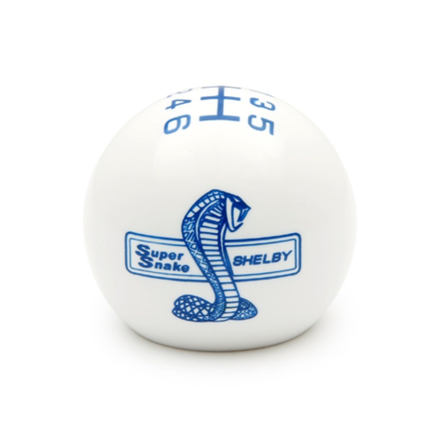 Shelby 2015-24 Shelby SuperSnake Shift Knob - White